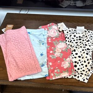 Girls leggings 3 straight 1 flare cotton on and hm